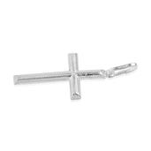 Cross Pendant without Chain in .925 Sterling Silver Nickel Free (2.4 g)