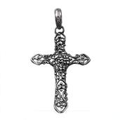 Tribal Collection of India Cross Pendant without Chain in .925 Sterling ...